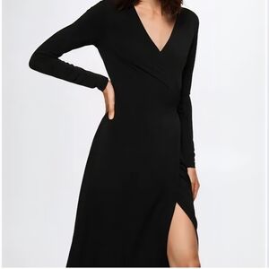 Knotted Wrap Dress